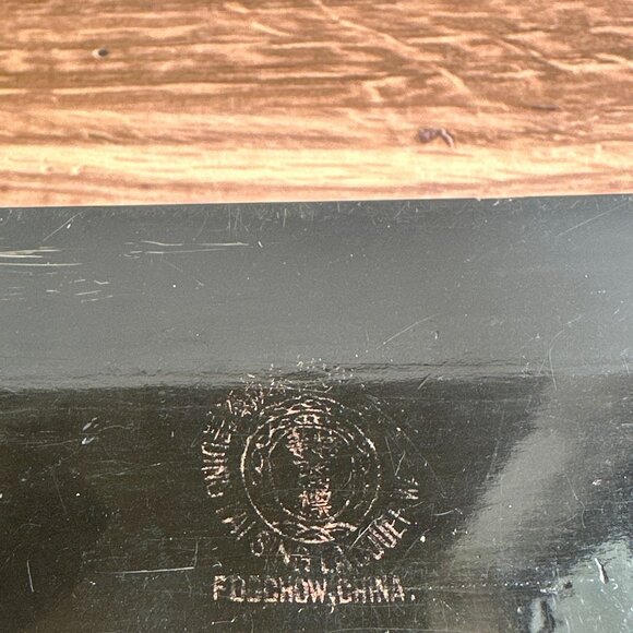 Vintage Chinese Lacquer Box, Men's Jewelry Storage - Picture 7 of 15